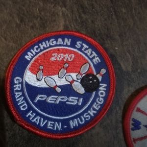 Michigan State bowling patch 2010 collectable